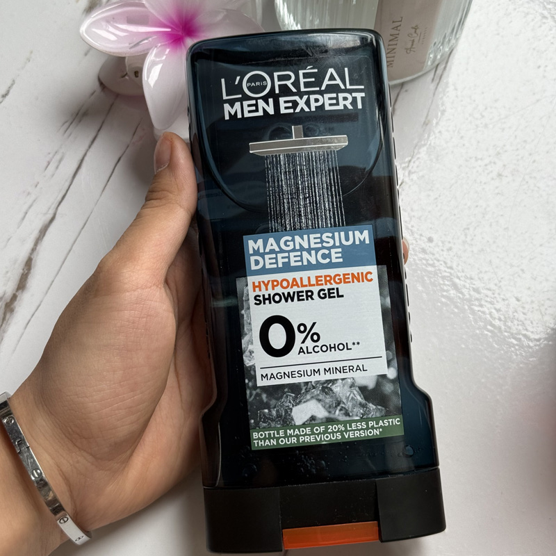 شامپو سر و بدن لورال منیزیوم دیفنس LOreal Magnesium Defense