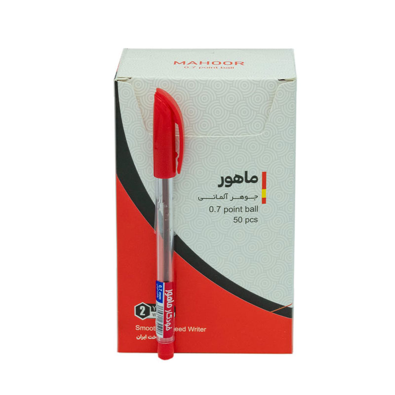 خودکار ماهور 50 عددی (قرمز)